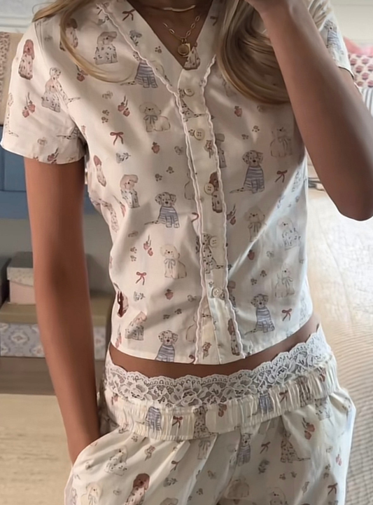 Puppy Pajama Set